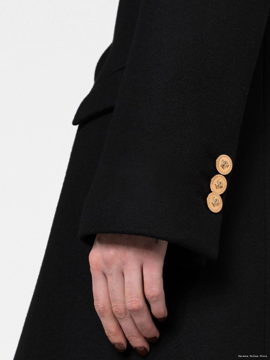Affordable Medusa-button coat Women single-breasted Versace 0809